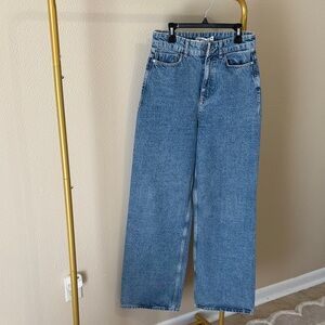 Zara Women's Straight Leg Blue Jeans